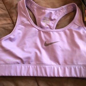 Nike Dri-Fit sports bra/small in purple